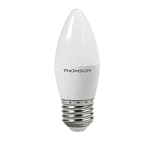 Лампа светодиодная Thomson E27 10W 4000K свеча матовая TH-B2024