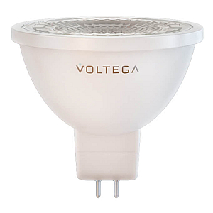 Лампа светодиодная Voltega GU5.3 7W 2800К прозрачная 7062