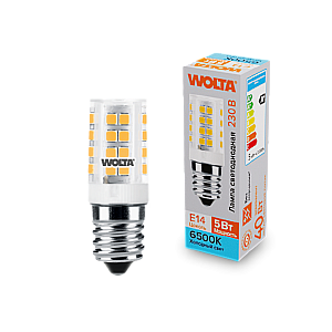 Светодиодная лампа WOLTA 5Вт 6500K E14 кукуруза матовая WSTD-JCD-5W6KE14-C