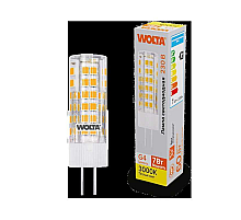 Светодиодная лампа WOLTA 7Вт 3000K G4 кукуруза матовая WSTD-JC-220V7W3KG4-C