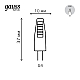Светодиодная лампа Gauss Basic G4 2W 3000K 1169712