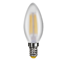 Лампа светодиодная Voltega E14 6W 2800K свеча матовая VG10-C2E14warm6W-F 7044