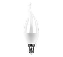 Лампа светодиодная Feron LB-97 Свеча на ветру E14 7W 6400K 38135