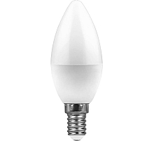 Лампа светодиодная Feron E14 11W 4000K Свеча Матовая LB-770 25942