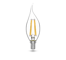 Лампа светодиодная Gauss Basic Filament E14 5,5W 4100K 1041126T