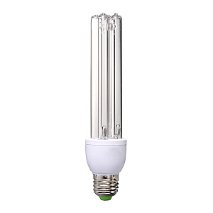 Лампа ультрафиолетовая бактерицидная (UL-00007271) Uniel E27 25W прозрачная ESL-PLD-25/UVCB/E27/CL