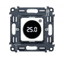 Механизм терморегулятора с цифровым дисплеем с подсветкой и датчиком для теплого пола 16A-250V QUANT (EXTRA CONTROL) Ambrella Volt VM1385