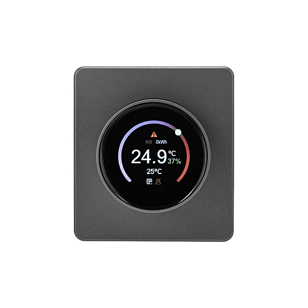 Терморегулятор ROUND Wi-Fi с/у титан KRANZ KR-78-0728-2