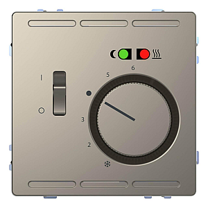 Терморегулятор Schneider Electric Merten D-Life с центральной платой с выключателем 230V MTN5764-6050