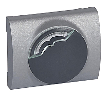 Лицевая панель Legrand Galea Life электронного термостата алюминий 771353