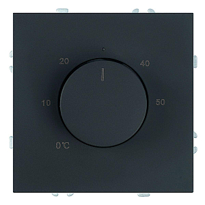 Терморегулятор механический Stekker Эмили RSW00-5120-05  черный уголь, soft touch 50713