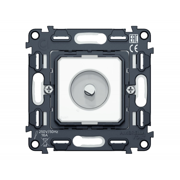 Механизм терморегулятора с датчиком для теплого пола с подсветкой 16A-250V QUANT (EXTRA CONTROL) Ambrella Volt VM1381