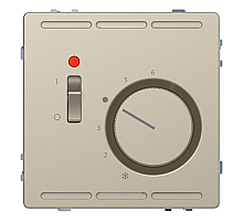 Терморегулятор Schneider Electric Merten D-Life с центральной платой с выключателем 230V MTN5760-6033