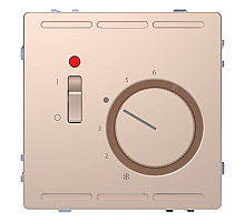 Терморегулятор Schneider Electric Merten D-Life с центральной платой с выключателем 24V MTN5761-6051