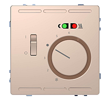 Терморегулятор Schneider Electric Merten D-Life с центральной платой с выключателем 230V MTN5764-6051