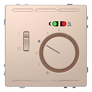 Терморегулятор Schneider Electric Merten D-Life с центральной платой с выключателем 230V MTN5764-6051