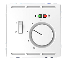 Терморегулятор Schneider Electric Merten D-Life с центральной платой с выключателем 230V MTN5764-6035