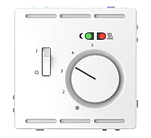 Терморегулятор Schneider Electric Merten D-Life с центральной платой с выключателем 230V MTN5764-6035
