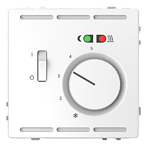 Терморегулятор Schneider Electric Merten D-Life с центральной платой с выключателем 230V MTN5764-6035