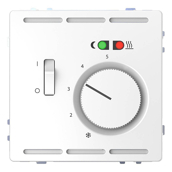 Терморегулятор Schneider Electric Merten D-Life с центральной платой с выключателем 230V MTN5764-6035