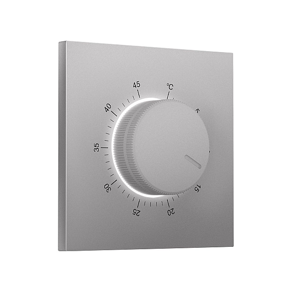 Лицевая панель SIGMA (Сталь матовый) для терморегулятора теплого пола QUANT PRO Ambrella Volt SP5057
