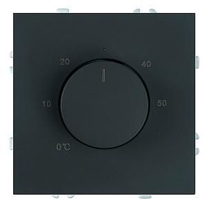 Терморегулятор механический Stekker Эмили RSW00-5120-05  черный уголь, soft touch 50713