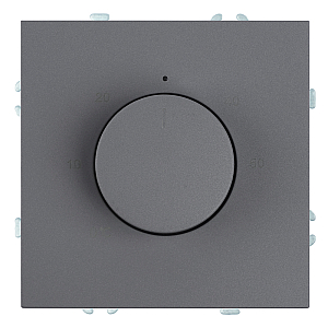 Терморегулятор механический Stekker Эмили RSW00-5120-10 платиново-серый, soft touch 50712