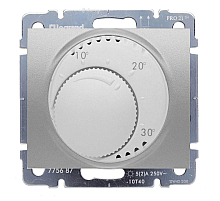 Термостат Legrand Galea Life с НЗ контактом алюминий 775685
