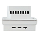 Терморегулятор Wi-Fi (механизм), Stekker, 250В, 3500Вт Эмили, RSW00-5119-01, белый фарфор, soft touch 50376