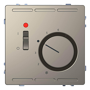 Терморегулятор Schneider Electric Merten D-Life с центральной платой с выключателем 230V MTN5760-6050