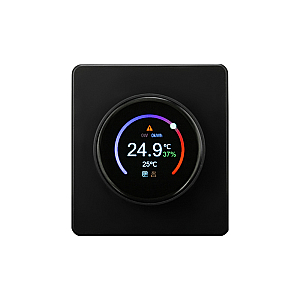 Терморегулятор ROUND Wi-Fi с/у оникс KRANZ KR-78-0728-3