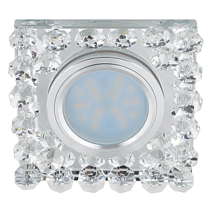 Встраиваемый светильник Fametto Luciole DLS-L131 GU5.3 Chrome/Clear