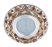 Встраиваемый светильник Fametto Luciole DLS-L130 GU5.3 Chrome/Brown
