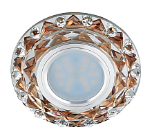 Встраиваемый светильник Fametto Luciole DLS-L130 GU5.3 Chrome/Brown