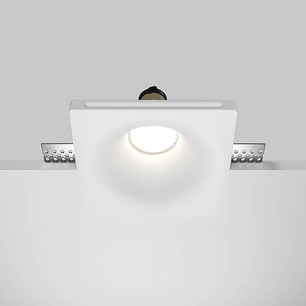 Встраиваемый светильник Maytoni Technical Gyps Modern DL001-1-01-W-1