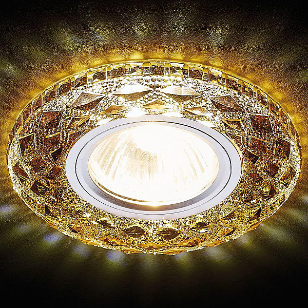 Встраиваемый светодиодный светильник Ambrella light Led S272 CL/WW