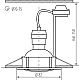 Точечный светильник (в комплекте 3 шт.) Kanlux TRIBIS II O W 23854