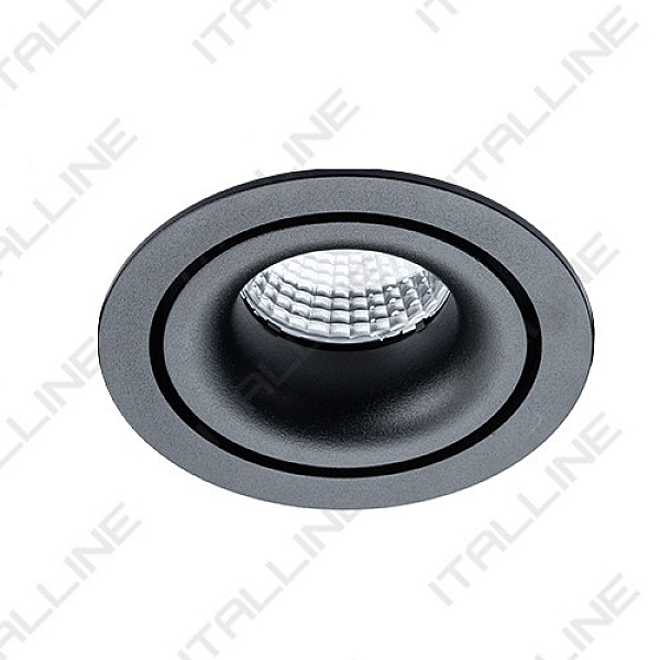 Встраиваемый светодиодный светильник Italline IT02-008 black