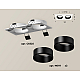 Встраиваемый светильник Ambrella Light Techno XC6525002 (C6525, N6111)