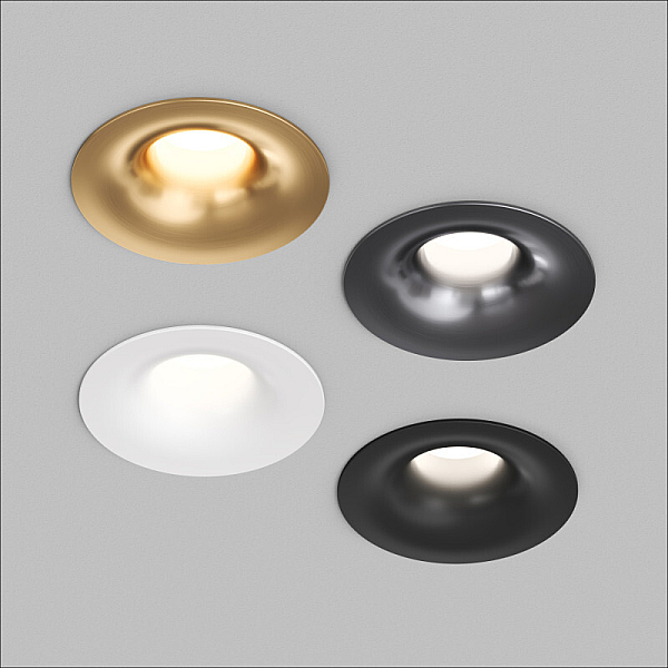 Точечный светодиодный светильник Denkirs Shine Glow DK2430-BK