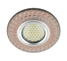 Встраиваемый светильник Fametto Luciole DLS-L144 Gu5.3 Glassy/Light Tea
