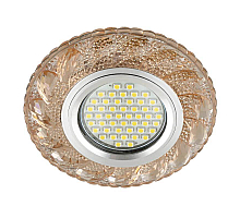 Встраиваемый светильник Fametto Luciole DLS-L147 Gu5.3 Glassy/Tea