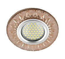 Встраиваемый светильник Fametto Luciole DLS-L141 Gu5.3 Glassy/Light Tea