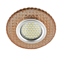 Встраиваемый светильник Fametto Luciole DLS-L143 Gu5.3 Glassy/Light Tea
