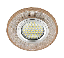 Встраиваемый светильник Fametto Luciole DLS-L142 Gu5.3 Glassy/Light Tea