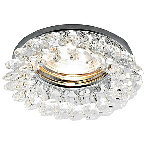 Встраиваемый светильник Ambrella Light Crystal K206 CL/CH