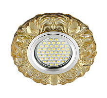 Встраиваемый светильник Fametto Luciole Dls-L136 Gu5.3 Glassy/Yellow