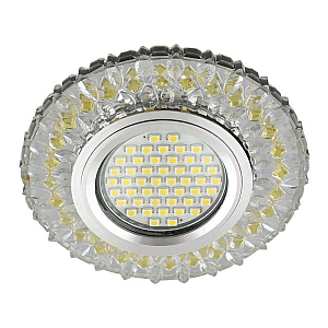 Встраиваемый светильник Fametto Luciole DLS-L138 Gu5.3 Glassy/Gold