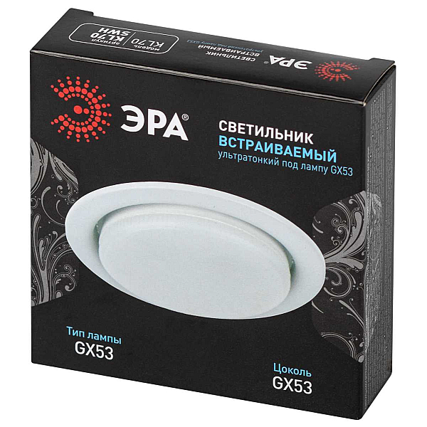 Встраиваемый светильник ЭРА KL70 SWH Б0061188