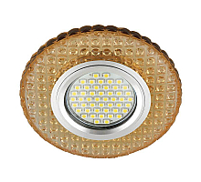 Встраиваемый светильник Fametto Luciole DLS-L143 Gu5.3 Glassy/Gold